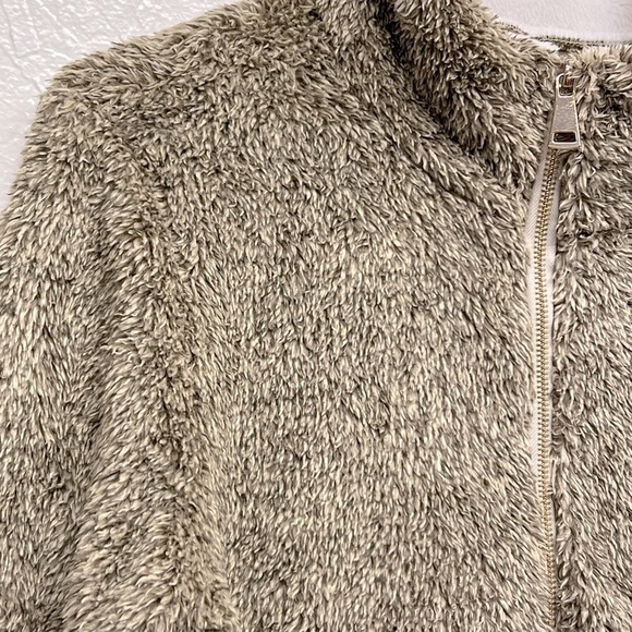 WOMEN Sherpa Pullover Quarter Zip Long Sleeve Soft Fleece Pullover Sweatshirt-S - Picture 2 of 10